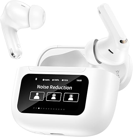 AirPods with Digital Display – Smart Screen, Premium Sound & Next-Gen Style ⚡