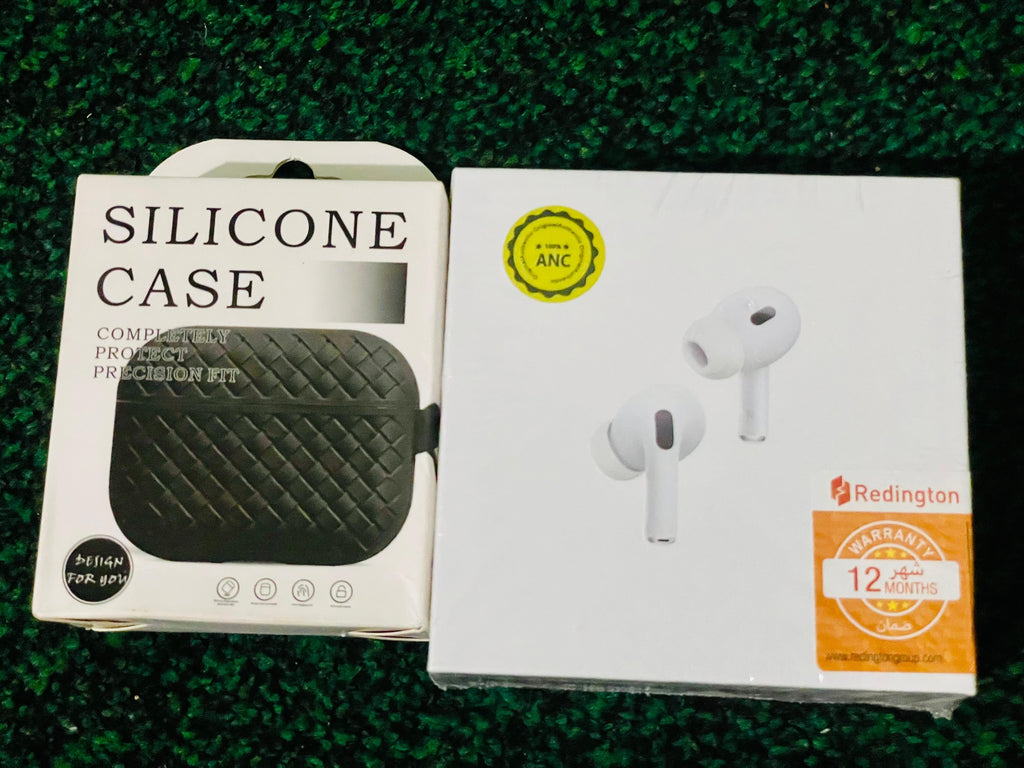 AirPods Pro 2 (2nd Gen) with Premium Silicone Cover – Style, Protection & Perfect Sound!